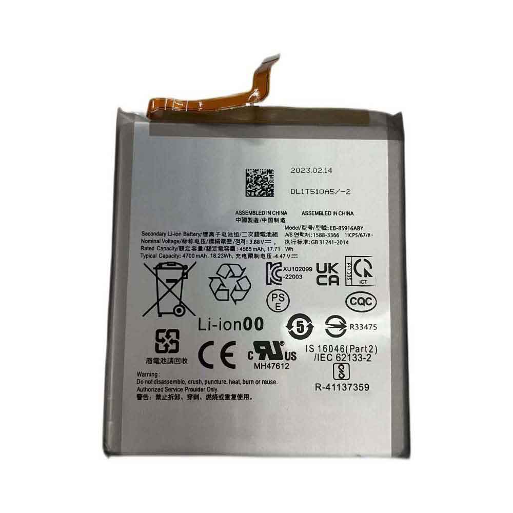 Batería para SAMSUNG Notebook-3ICP6-63-samsung-EB-BS916ABY